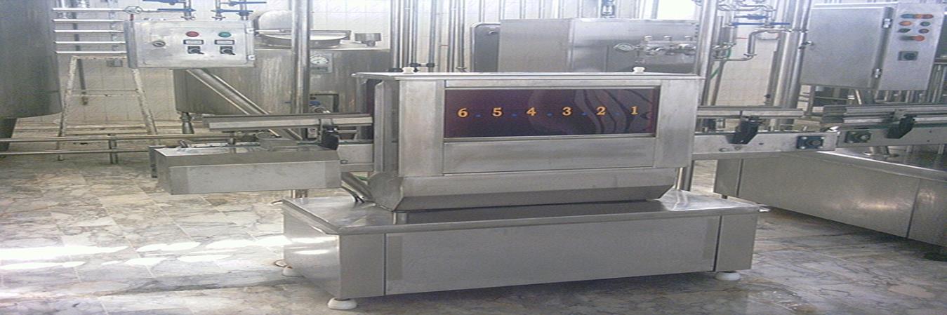 بطری شوی جار خطی 6 نازله